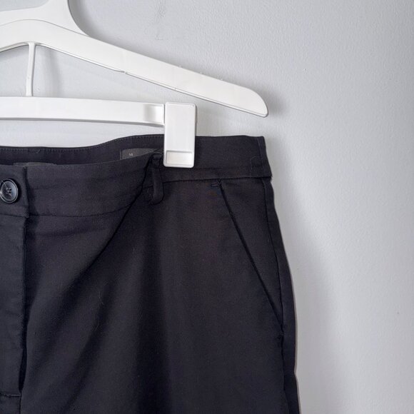 Loft Womens Black Straight Leg Pants Size 14 - Picture 2 of 5